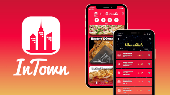 InTown App Screenshot: Restaurant-Voting-Interface